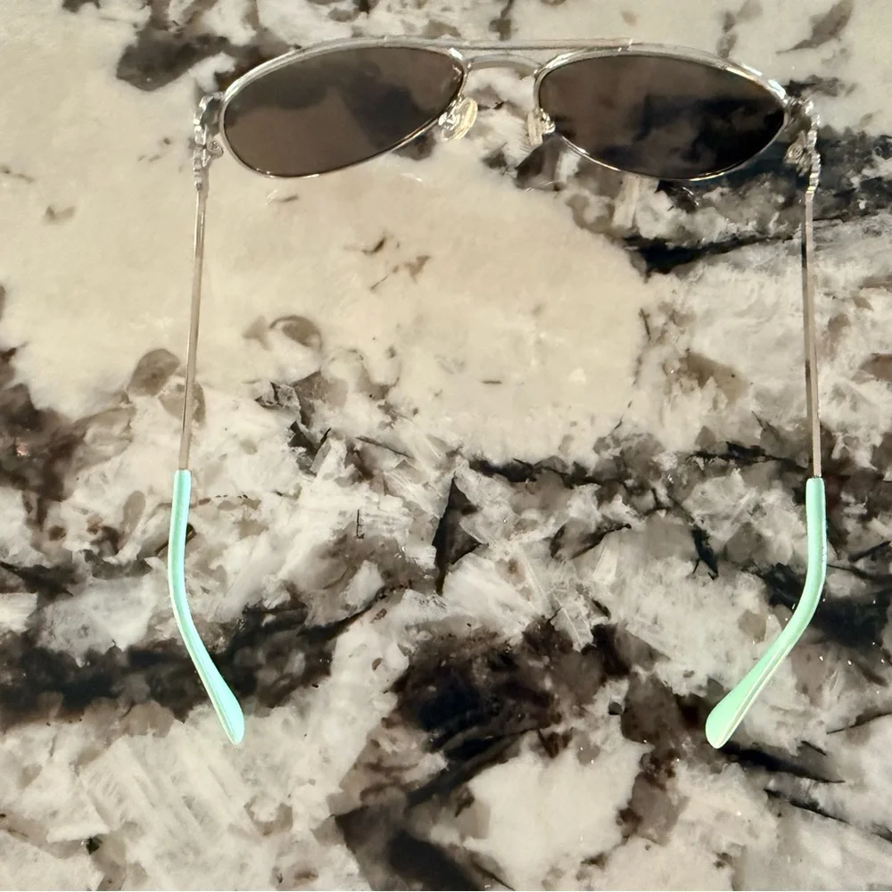 Girls Floral Aviator Sunglasses Mirrored Lenses Shades